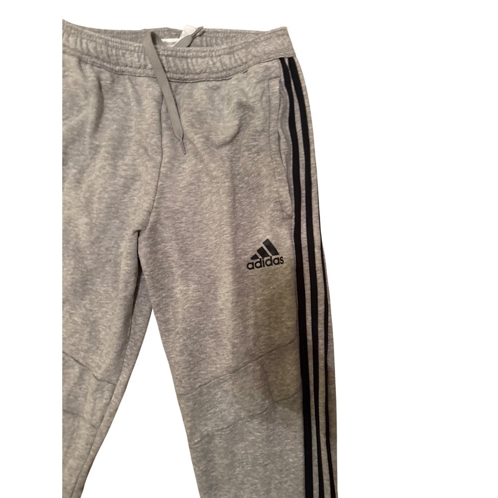 Adidas Men Gray Athletic Track Pants Joggers Sweatpants Size small - Picture 2 of 2